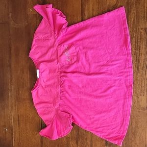 Kids size 6/6x Boxy Pink Top